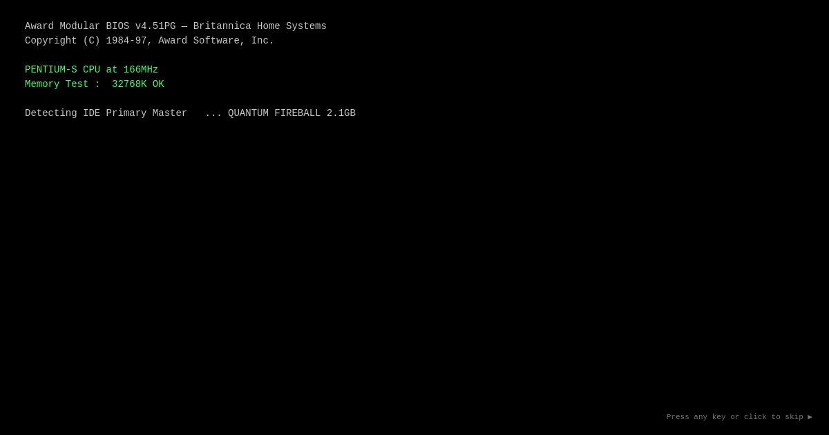 Screenshot of the Britannica demo
