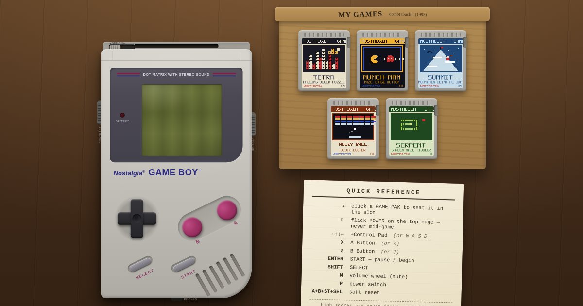 Screenshot of the Gameboy demo