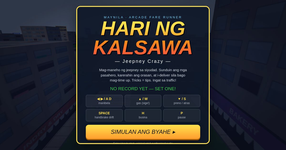 Screenshot of the Jeepney demo
