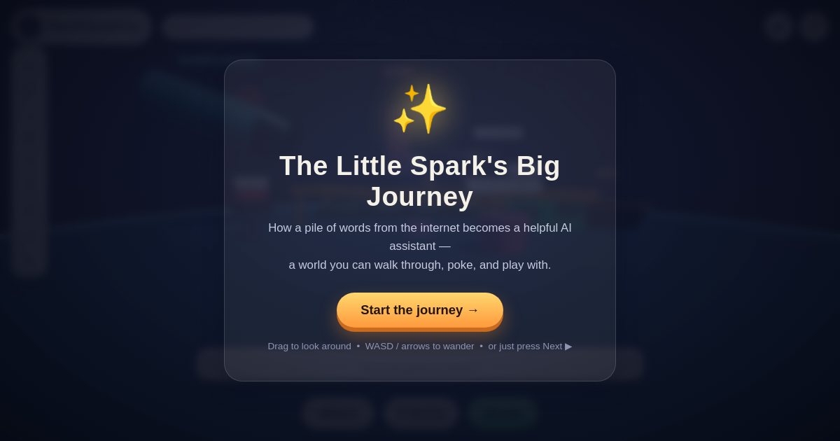 Screenshot of the LLM Lifecycle demo