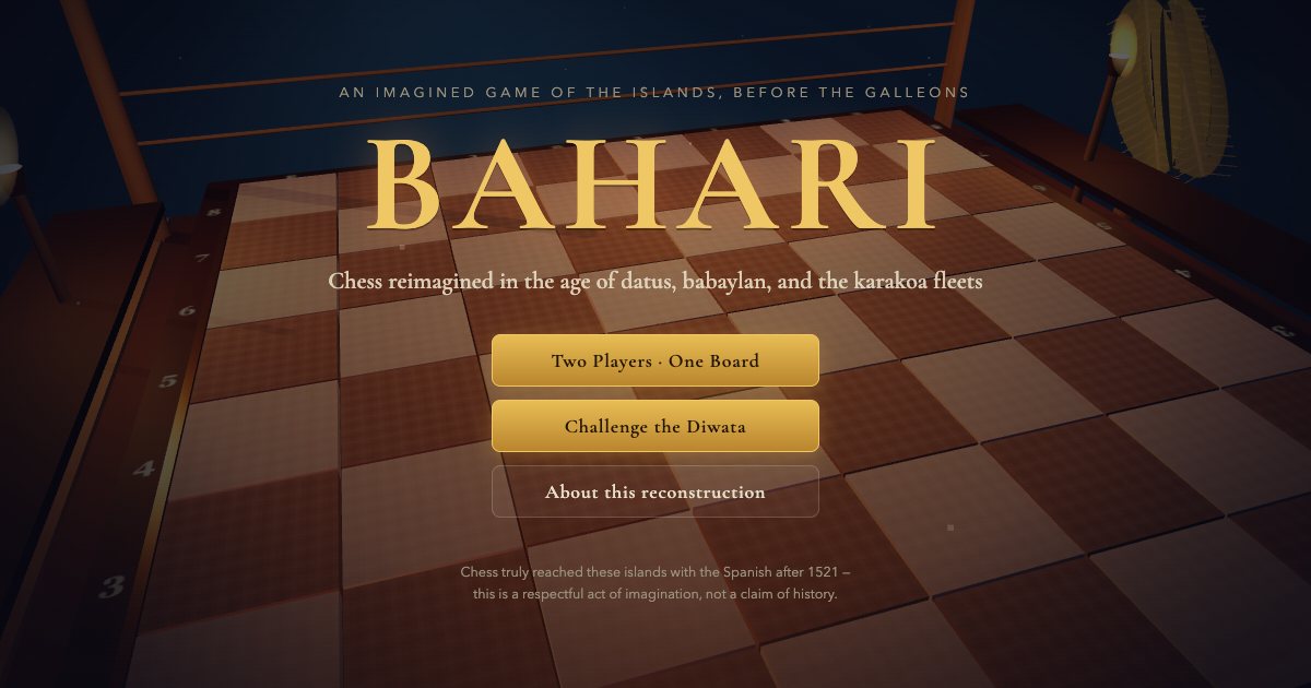 Screenshot of the 3D Chess demo