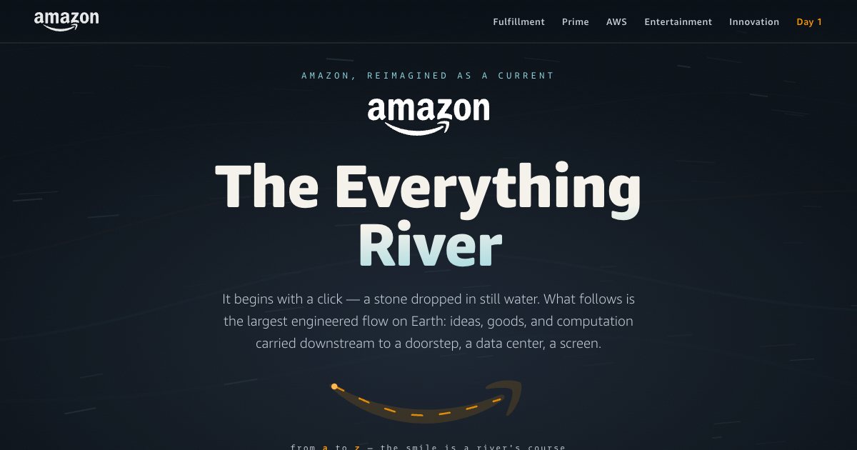 Screenshot of the Amazon Alt Landing Page demo