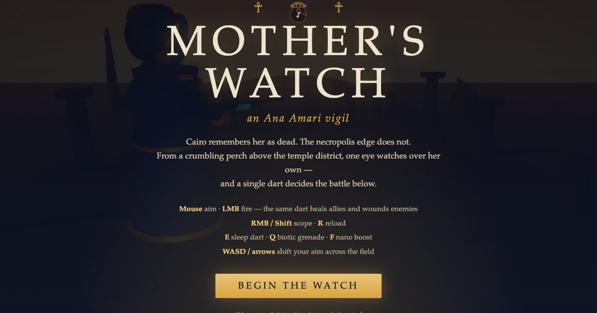 Screenshot of the Ana Minigame demo
