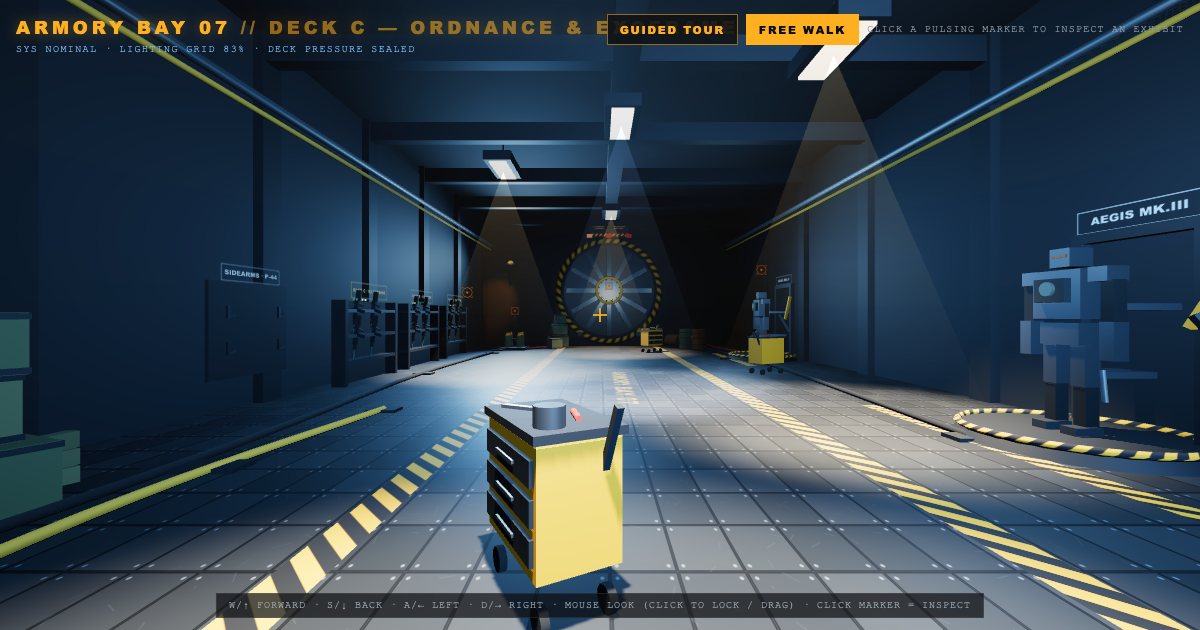 Screenshot of the Armory Bay demo
