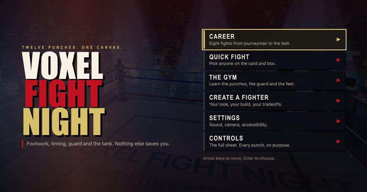 Screenshot of the Boxing Game demo