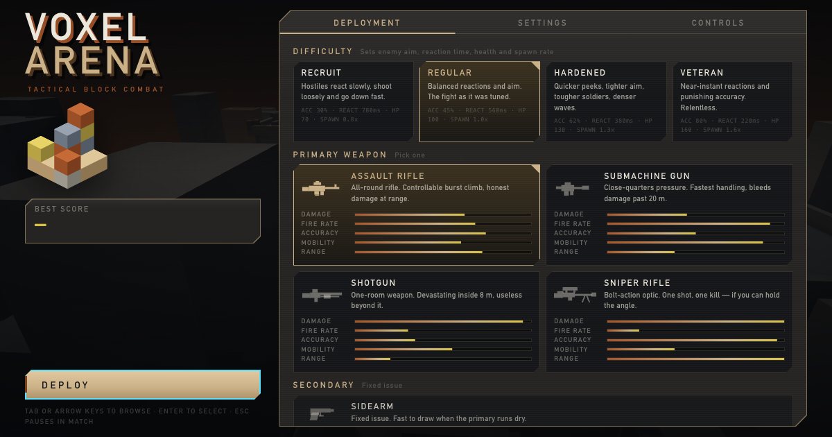 Screenshot of the First Person Shooter demo