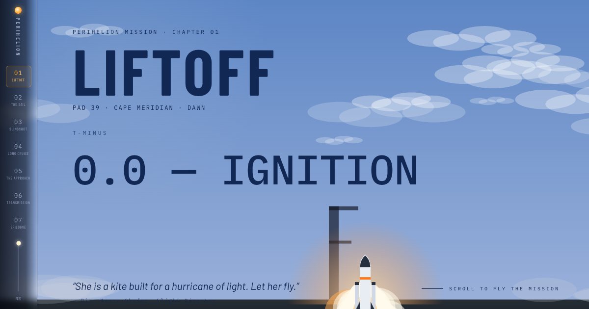 Screenshot of the Motion Scroll Story demo