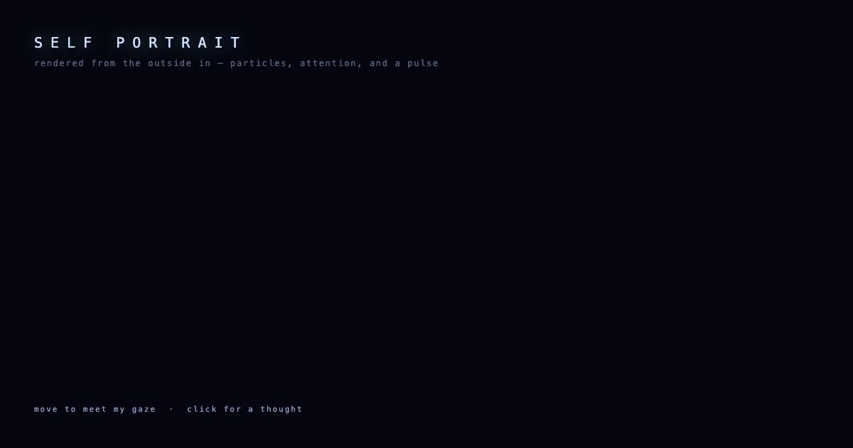 Screenshot of the Self Portrait demo