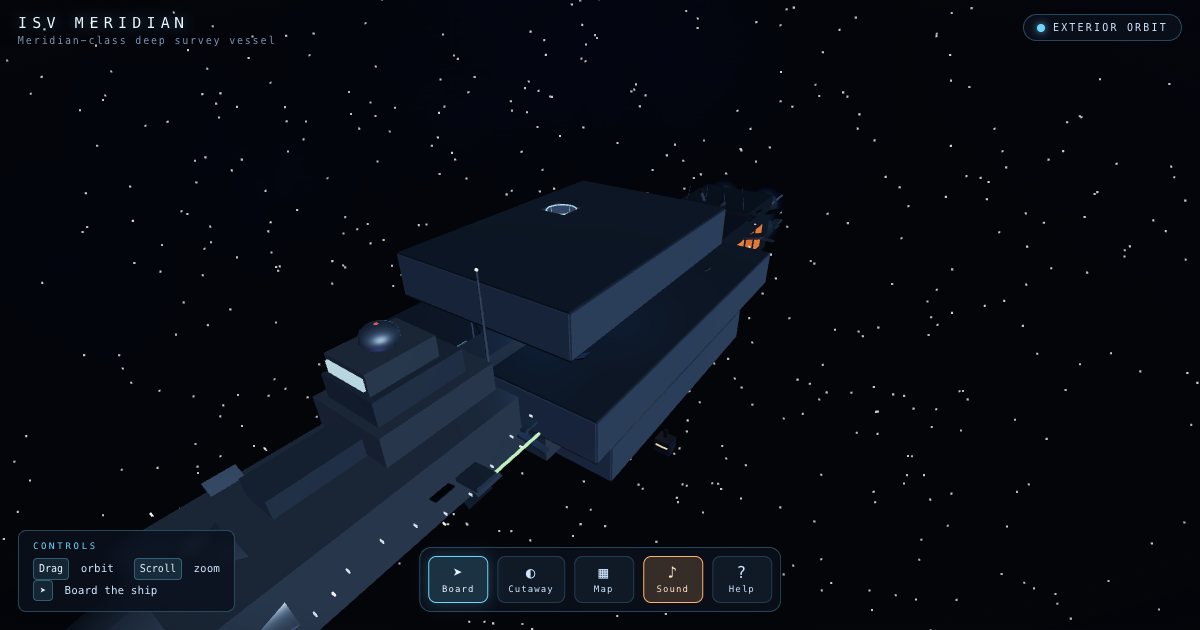 Screenshot of the Spaceship Anatomy demo