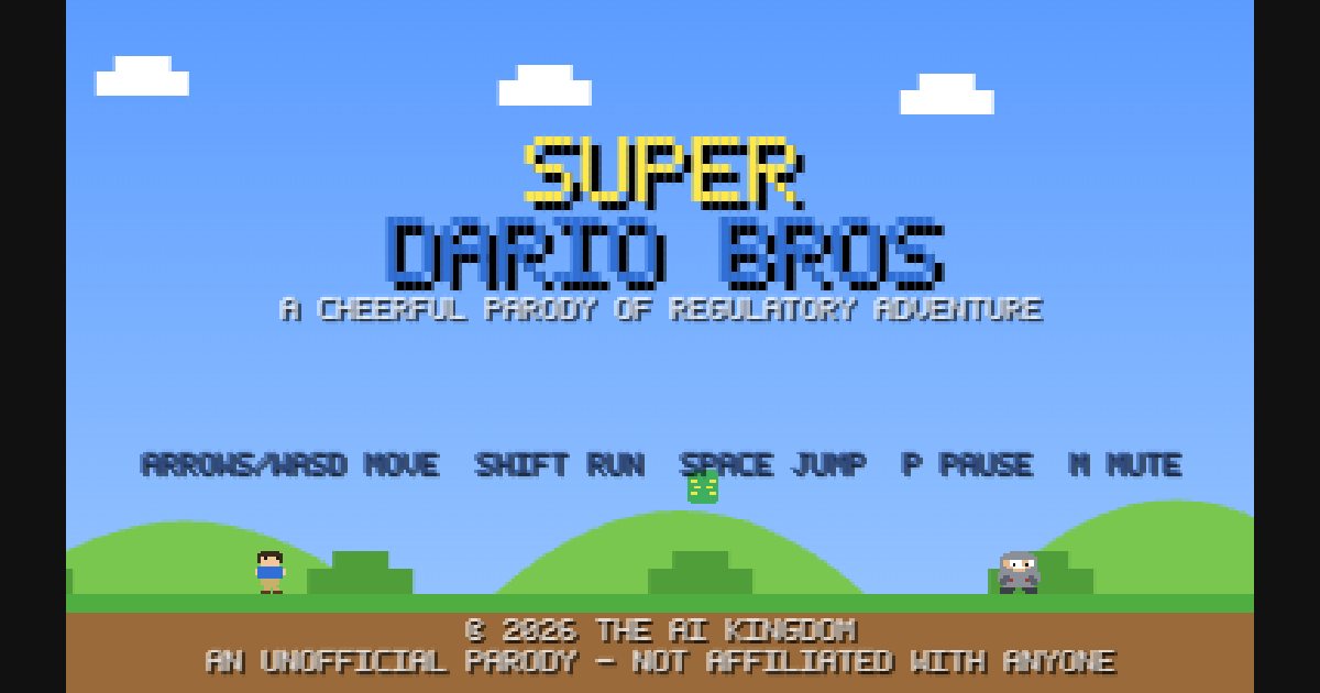 Screenshot of the Super Dario demo