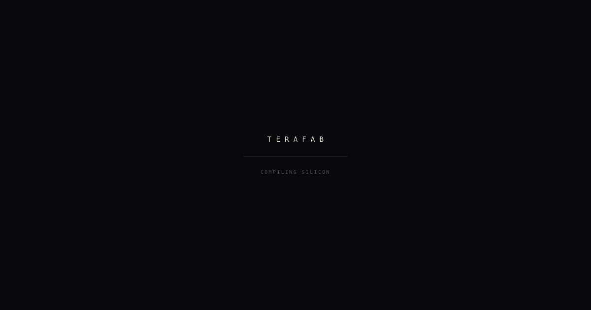 Screenshot of the Terafab demo