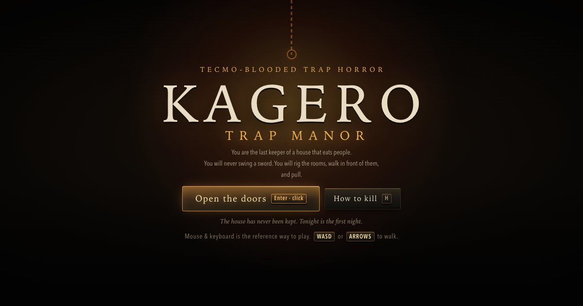 Screenshot of the Trap Game demo