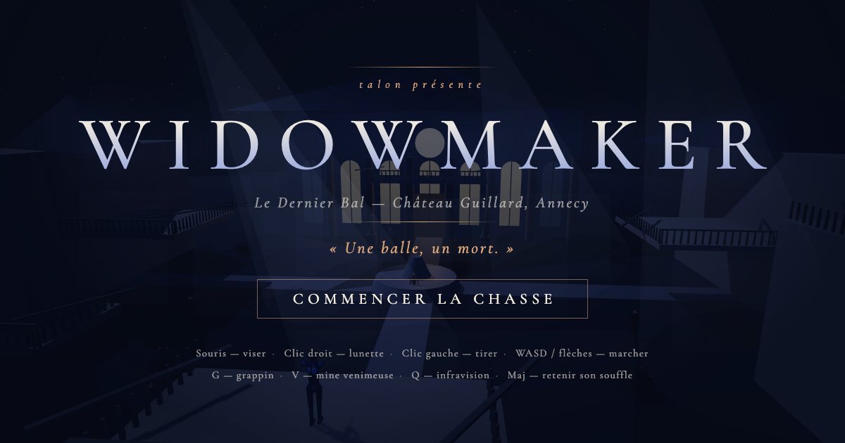 Screenshot of the Widowmaker Minigame demo