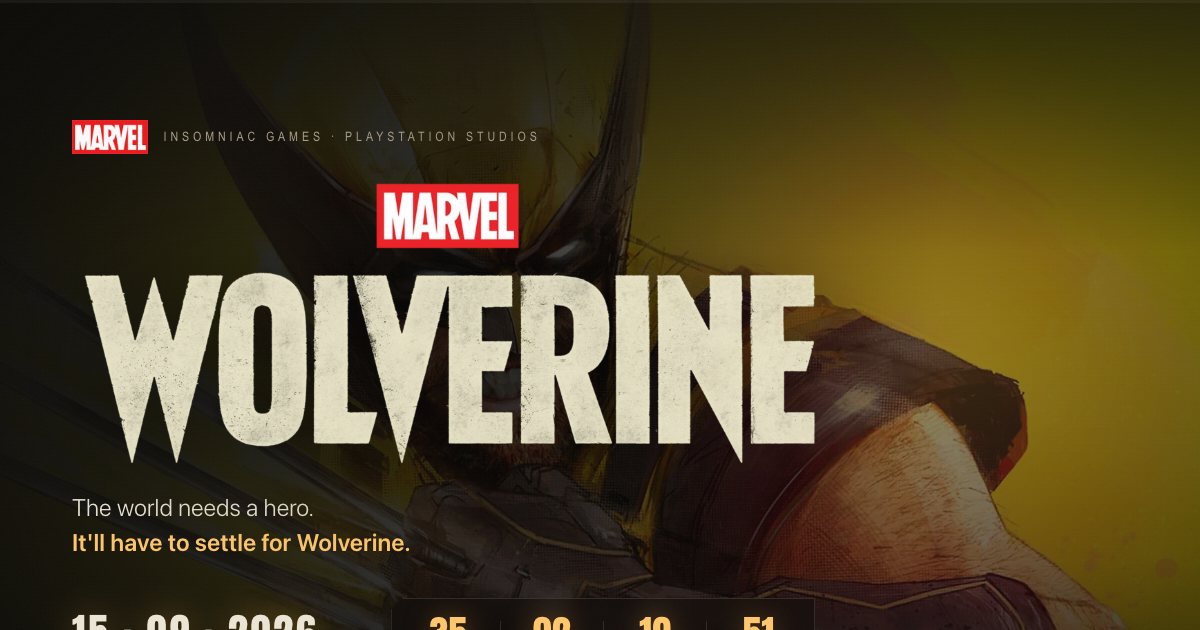 Screenshot of the Wolverine Landing Page demo