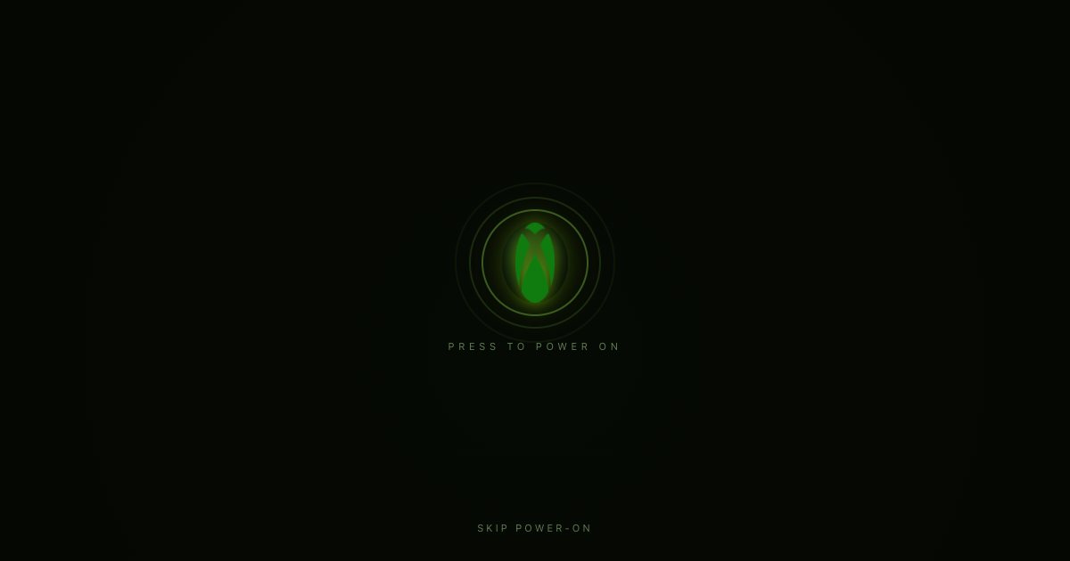 Screenshot of the Xbox Landing Page demo